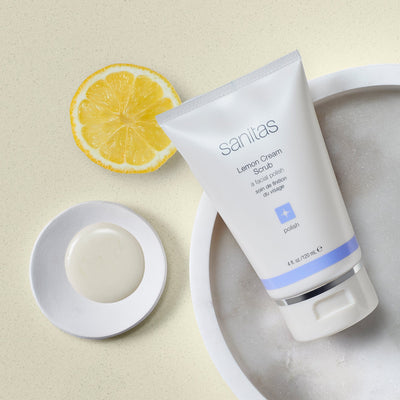 exfoliating lemon scrub for face
